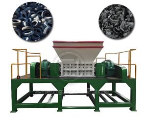 What is a double axis shredder?