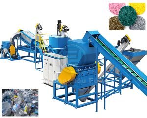 Plastic crusher production line