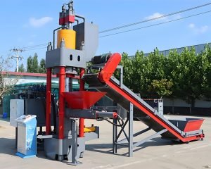 What is a metal chip press