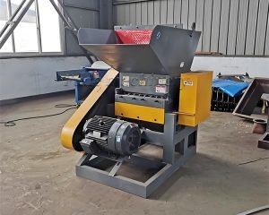 What is the purpose of a plastic shredder