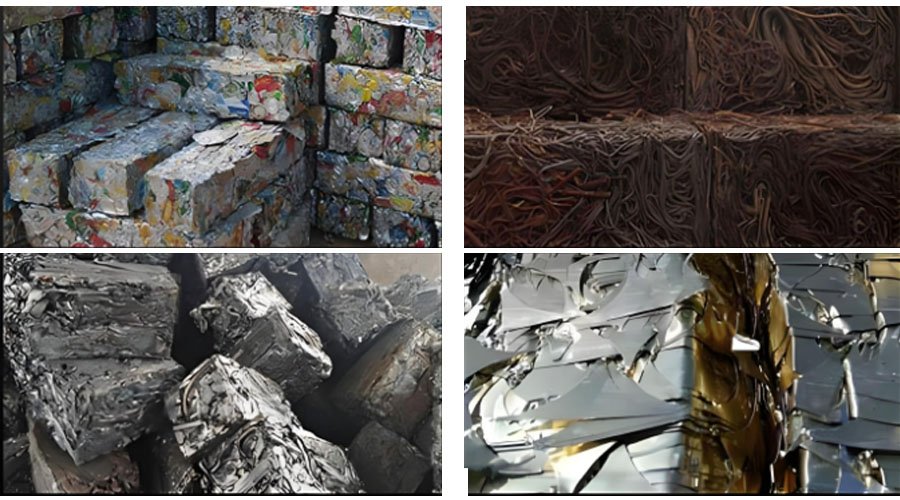 How can we efficiently process and handle scrap metal?