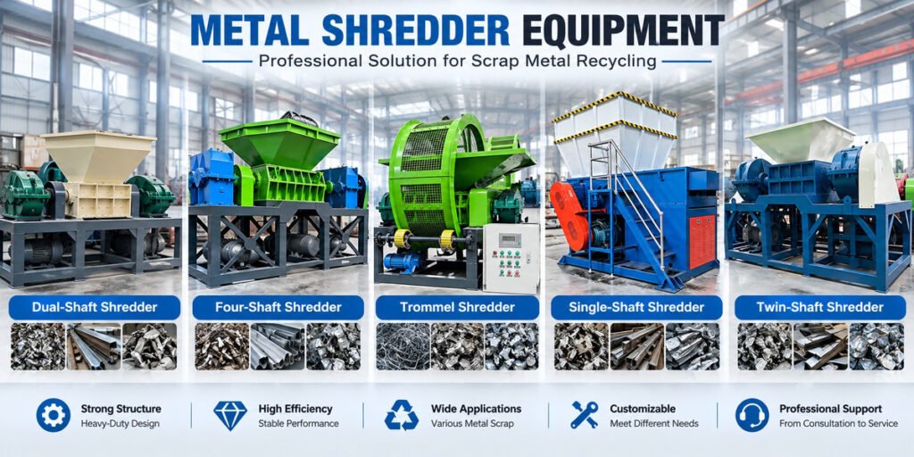 8 Best Heavy-Duty Metal Shredder Machines（images 1）