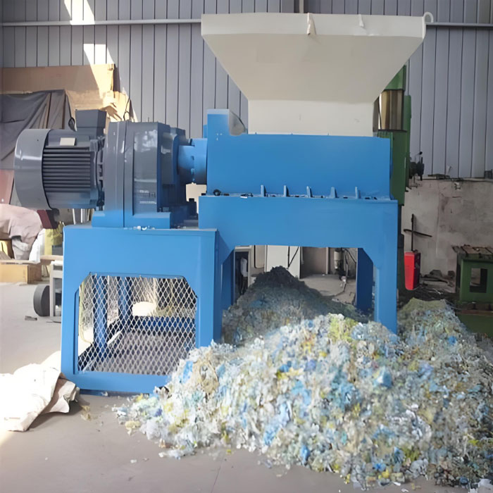 single shaft shredder machine