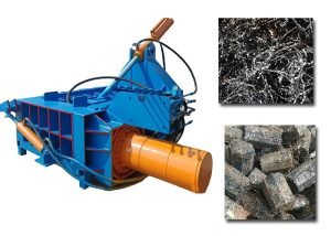 What is the purpose of a metal compactor?