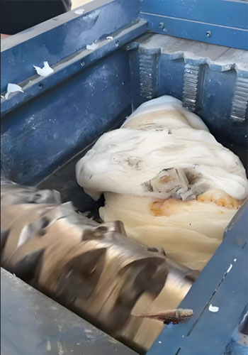 single shaft shredder machine