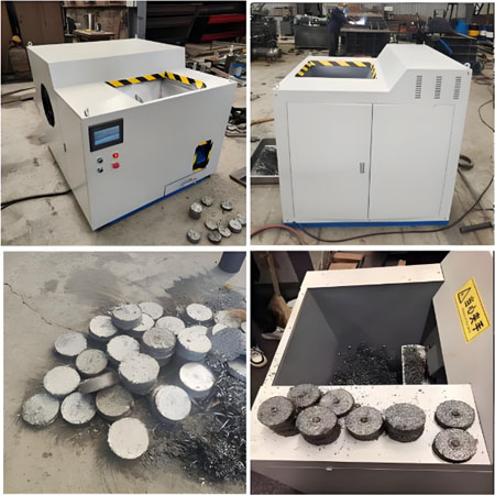 Briquetting machine