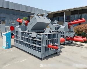 How to compress loose waste material into high-...