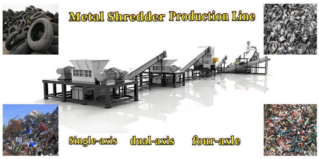 Four-Axis Shredder Production Line