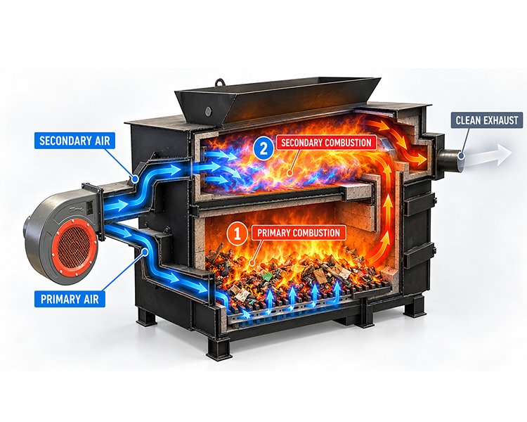 How Does a Smokeless Waste Incinerator Work?